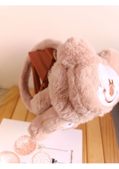 Minnie Mause Figürlü Peluş Kulaklık Taç - Mor Çok Renkli