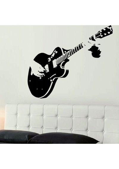 Klasik Gitar Müzik Duvar Sticker Klasik Gitar Müzik Duvar Sticker