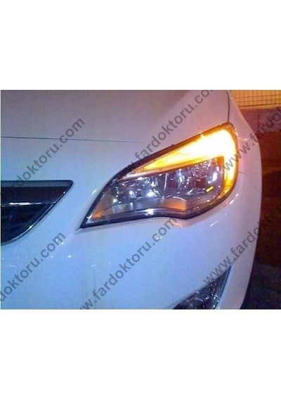 Fardoktoru Opel Corsa D Turuncu Gündüz Farı Ampulü Flsher T20 W21 5W