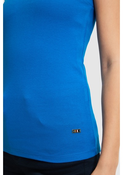 U.s. Polo Assn. Kadın Kobalt Tişört Basic 50323534-vr077