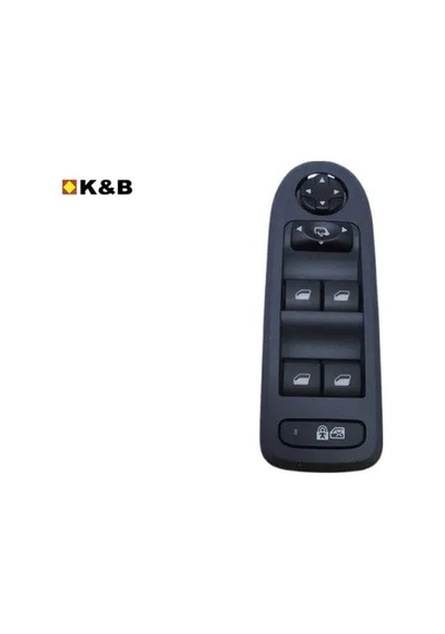 Cam Açma Düğmesi Siyah 308-508-c5 X7 08-10