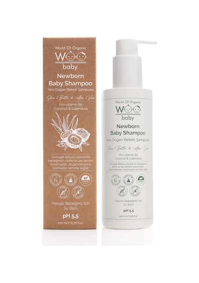 Woo Baby Yeni Doğan Şampuanı 200 Ml