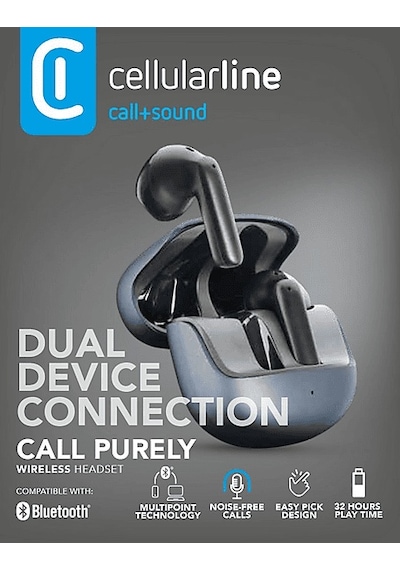 Cellularline Pure 4 Mikrofonlu Enc Tws Kulak İçi Kulaklık