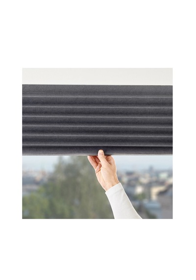 Ikea Schottıs Stor Perde , Koyu Gri, 100x190 Cm, Karartma Perde, Polyester