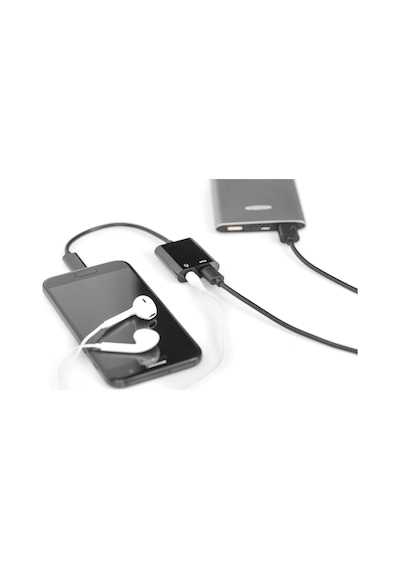 Dıgıtus Usb Type-c Adaptör / Type-c - Usb Type-c + 3,5 Mm Jak