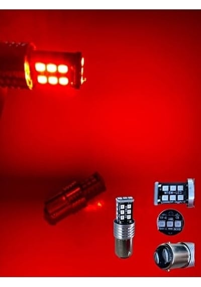 15 Led 1016 Çift Duy Kırmızı