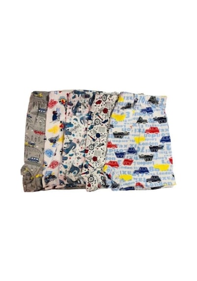 Tutku 0254 Erkek Çocuk Empirme Desenli Boxer 6 Adet