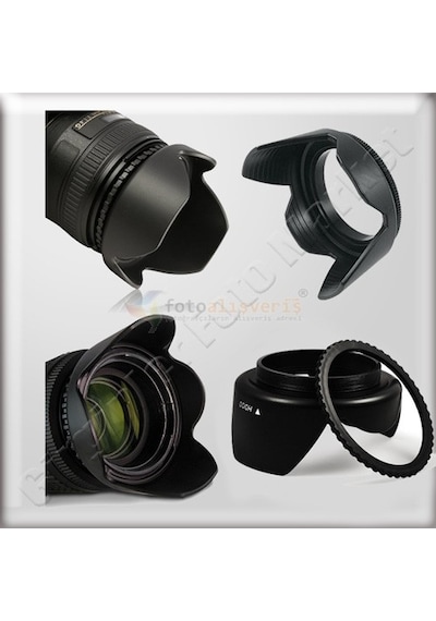 Raypro 67Mm Uv Filtre + Polarize Filtre + Parasoley Seti Canon