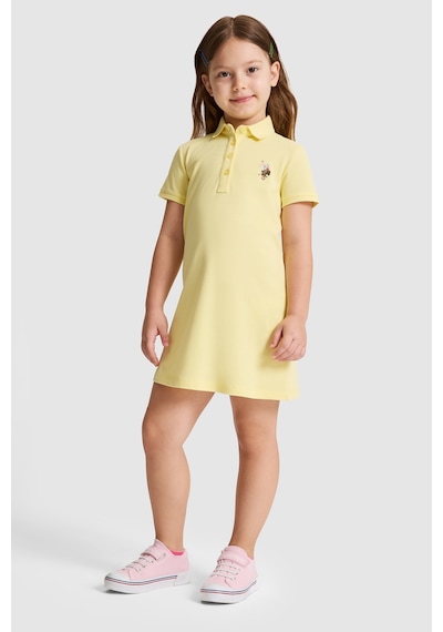 U.S. Polo Assn. U.s. Polo Assn. Kız Çocuk Açık Sarı Elbise Örme 50325597-vr004 Acık Sarı