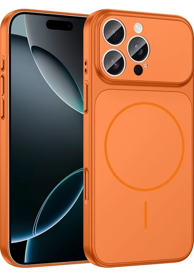Apple Uyumlu iPhone 16 Pro Kılıf Zore M-safe Şarj Özellikli Kamera Korumalı Formen Kapak