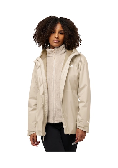 Jack Wolfskin Rotwand 3ın1 Kadın Mont C-jaca60333b30jj1 Bej