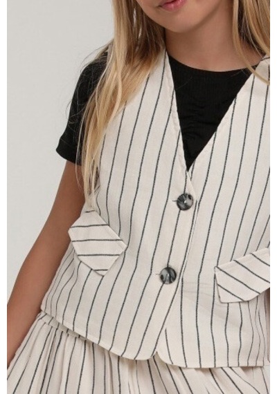 Xo Kids Kız Çocuk Tişört 10-14 Yaş 36006 Beyaz