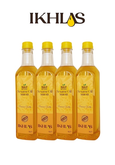 Ikhlas Soğuk Sıkım Susam Yağı 4 x 1 L