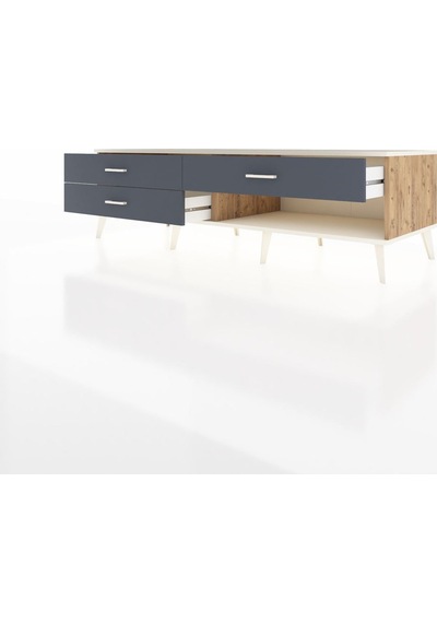 Kronos Tv Ünitesi 3 Çekmeceli 176x59x51 Çam-aytaşı/antrasit Aytası/antrasıt Kronos Tv Ünitesi 3 Çekmeceli 176x59x51 Çam-aytaşı/antrasit Aytası/antrasıt