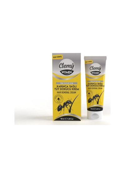 Clemy 100ml Tüy Dökücü Krem Bayan Karınca Yağı