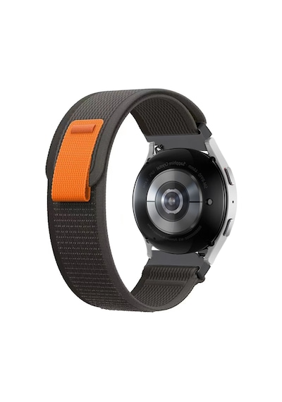 Forzacase Huawei Watch Gt 2e İçin Cırtlı Hasır Kumaş Kordon Kayış - Fc153 Siyah