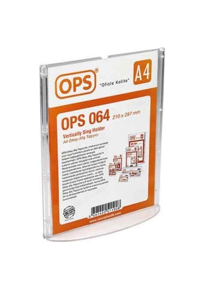 Ops Afiş Taşıyıcı A4 Dikey Dp 064 Çok Renkli