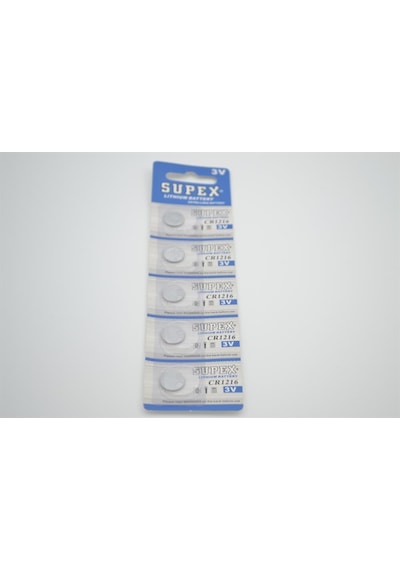 Supex Cr1216 3v Lityum Düğme Pil 5 Adet