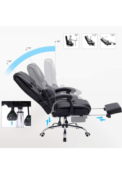 Ayak Uzatmalı Ofis Koltuğu, Bel Destekli, Suni Deri, Siyah 67 X 66 X 116 Cm Obg71b Çok Renkli Ayak Uzatmalı Ofis Koltuğu, Bel Destekli, Suni Deri, Siyah 67 X 66 X 116 Cm Obg71b Çok Renkli