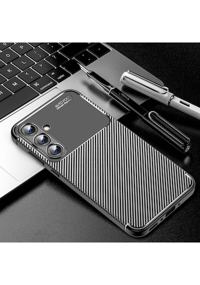 Zore Galaxy A35 Kılıf Ogaa Negro Silikon Kapak - Siyah