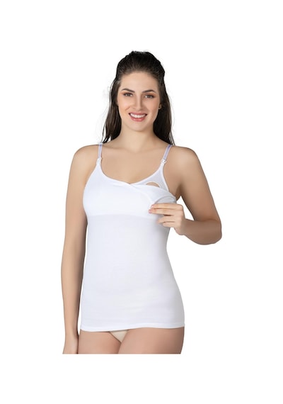 Beyaz Mı Emay 1414 Modal Cotton Emzirme Atlet Beyaz