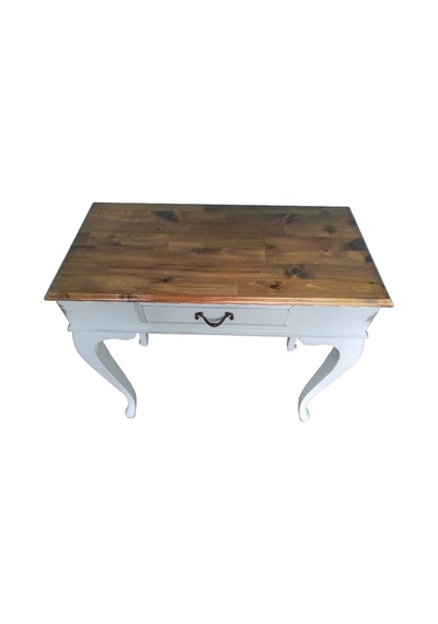 Masifart Pine 80 Cm Çekmeceli Dresuar Çam Tablalı Makyaj Masası Çam