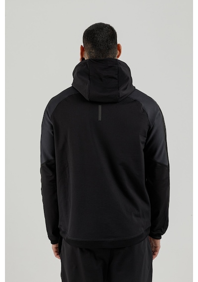 Airlife Stronger High Rsi 5 7 Tam Boy Fermuarlı Erkek Kapüşonlu Sweatshirt Siyah