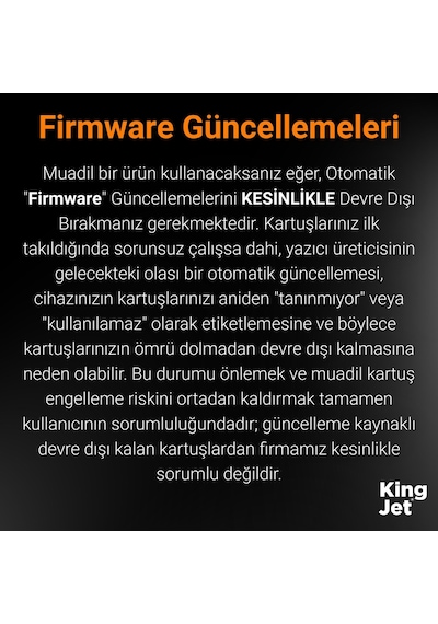 Kingjet Brother Uyumlu Mfc-j3930dw Yüksek Kapasiteli 4 Renk Takım Çipli Uyumlu Kartuş Lc3719xl