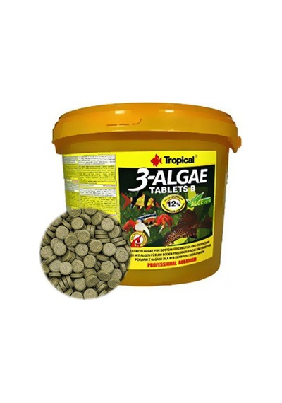 Tropical 3-Algae Tablets Kovadan Bölme 100 Tablet Bitkisel Tablet