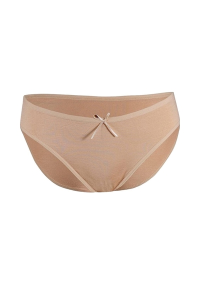 Özten Kadın 6'lı Paket Bambu Bikini Külot Ten