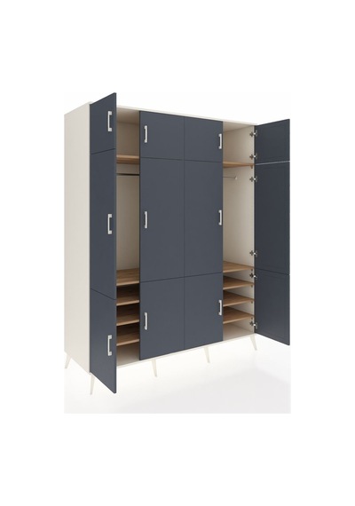Kronos Gardrop 10 Raflı 12 Kapaklı 2 Askılı 176x59x221 Aytaşı-antrasit/çam Antrasit/çam Kronos Gardrop 10 Raflı 12 Kapaklı 2 Askılı 176x59x221 Aytaşı-antrasit/çam Antrasit/çam