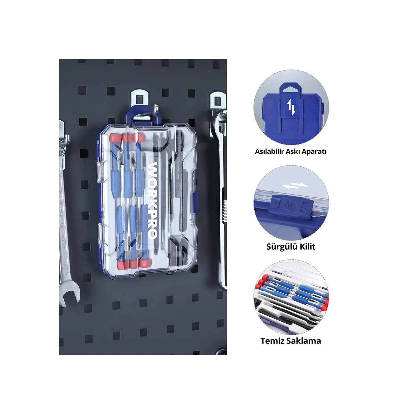 Workpro Wp200531 12 Parça Cr-v Elektronikçi Hassas Profesyonel Onarım Seti