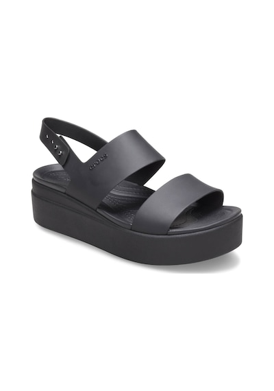 Crocs 206453-060 Brooklyn Low Wedge Kadın Sandalet Siyah