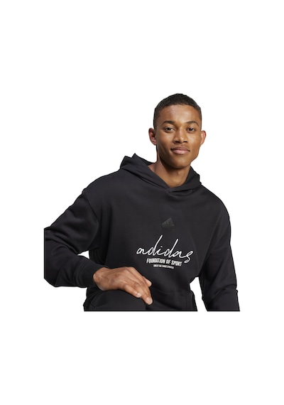 Adidas Bl Ft Hd Q3 Erkek Sweatshirt-siyah Siyah