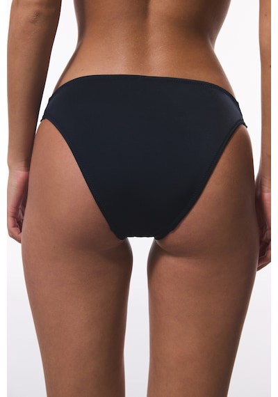 Penti Siyah Macrame Düşük Bel Bikini Altı