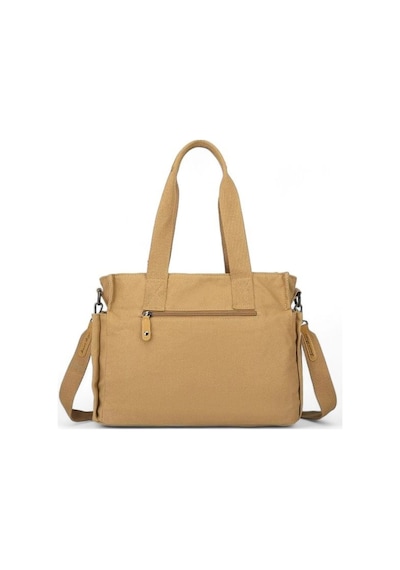 Smart Bags Kanvas Camel Kadın Omuz Çantası Smb1307 001