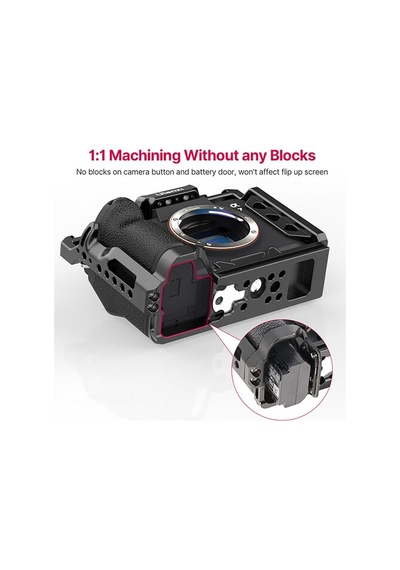 Ulanzi Sony A7 Iii, A7 Mark Iv Ve A7r Iii İçin Metal Kafes