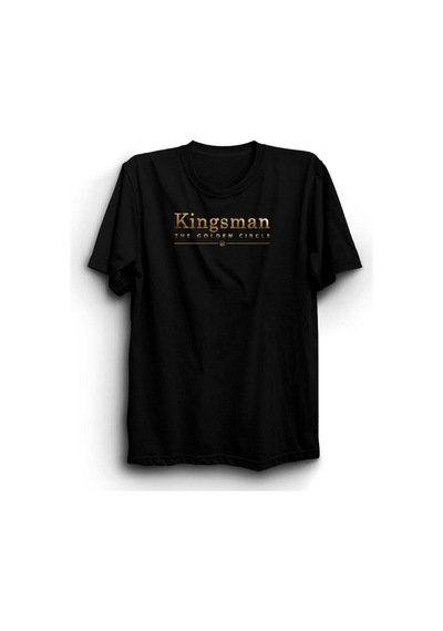 Stoned&Fame Kingsman Film Temalı Unisex T-shirt Tarzını Konuştur SIYAH