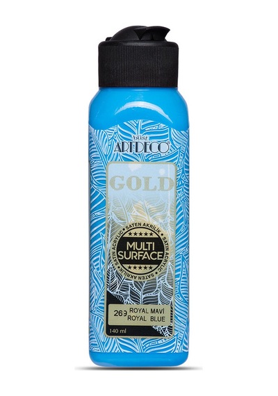 Artdeco Gold Multi Surface Saten Akrilik Boya - 140Ml - 269 Royal