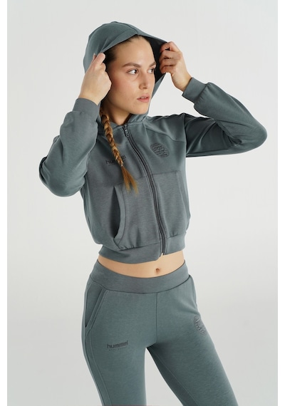 Hummel Alpa Fermuarlı Hoodıe 922140-7319 Gri