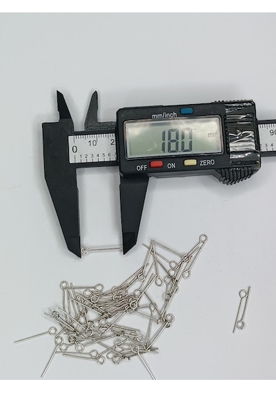 Nikel Kaplama Halkalı Takı Çivisi 1 Kg 18mm