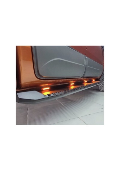 Volkswagen Amarok 2022+ Led'li Demir Yan Basamak Lazer Kesim Düz Model