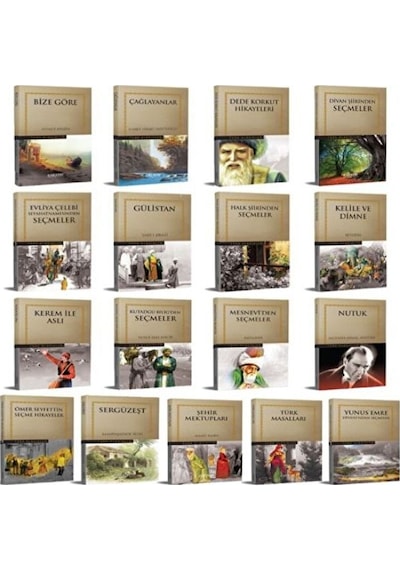 Türk Klasikleri Seti 17 Kitap Takım / Kolektif / / 9780342584987