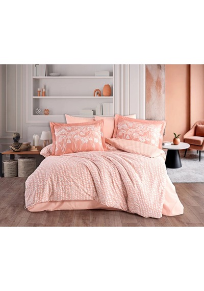 Çift Kişilik Poplin Nev Velura Terracota Çok Renkli