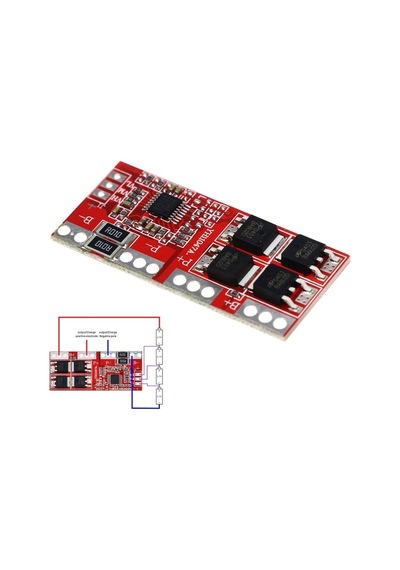 4S 30A 14.8V Bms Pil Koruma Balans Kartı 18650 Lityum Li-İon Bata N11.1147