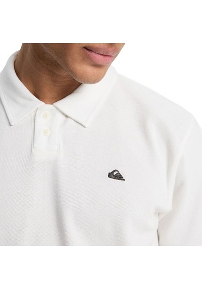 Quiksilver Polo Short Sleeve Blouse Snow Erkek Yakalı Tişört Beyaz Eqykt04392