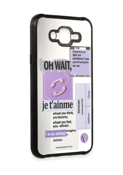 Newface Samsung Uyumlu Galaxy J7 Kılıf Mirror Desenli Kapak - Mirror - 4 Çok Renkli