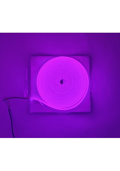 Neon Led Şerit Mor 5 Metre Dc 12v Ip65 Dış Mekân Uyumlu Esnek Aydınlatma
