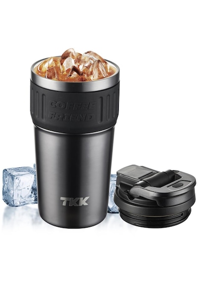 Tkk Çelik Termos Kahve Ve Çay Mug 630 Ml Çelik Termos Mug Karışık Renk 1 Adet