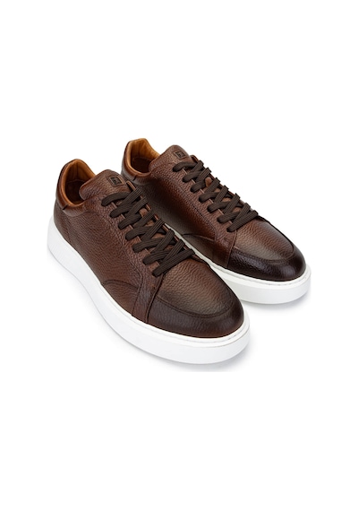 Tamer Tanca Erkek Hakiki Deri Kahverengi Sneakers & Spor Ayakkabı 04 3522 Erk Ayk Sk24-25 Kahve Fltr Kahverengi